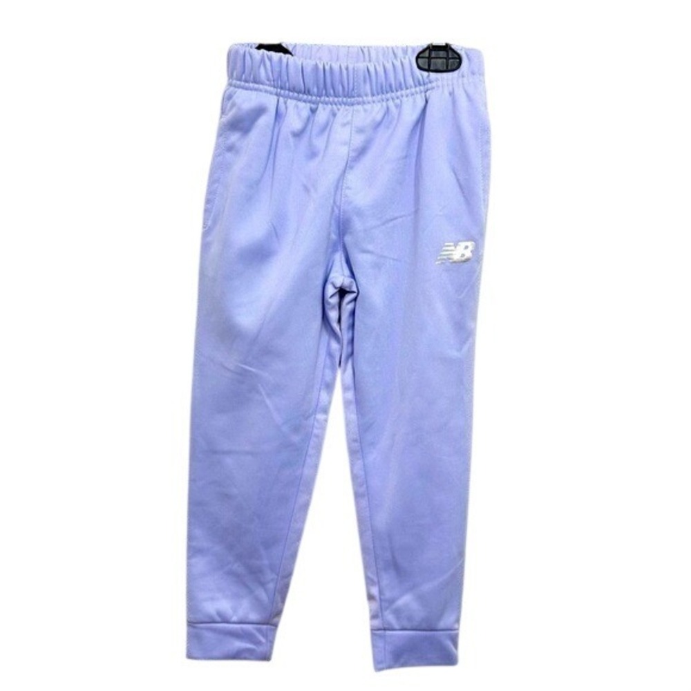 New Balance Girls Size 4 Lilac Purple Fleece Pants Casual School Athletic NWOT
